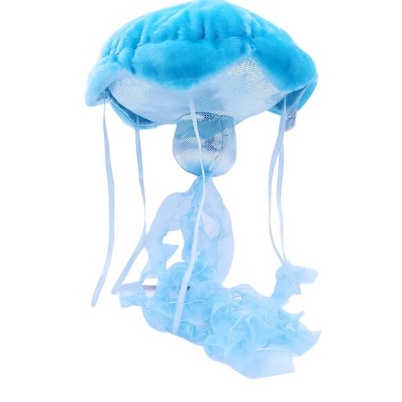 SeaWorld Jellyfish Plush Hanging Blue plush‎ sparkle dotted shimmering - Picture 2 of 9